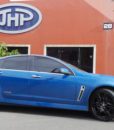 HSV VF GTS Wheel & Tyre Package Side View On Blue VF SS