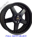 Simmons FR1 wheels Full Satin Black