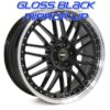 Simmons OM-1 Series 20″ Wheels BLACK MIRROR LIP